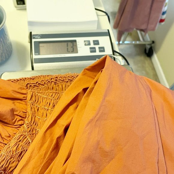 Ulla Johnson Handmade Madeline Clay Orange Dress 6 - Picture 9 of 9